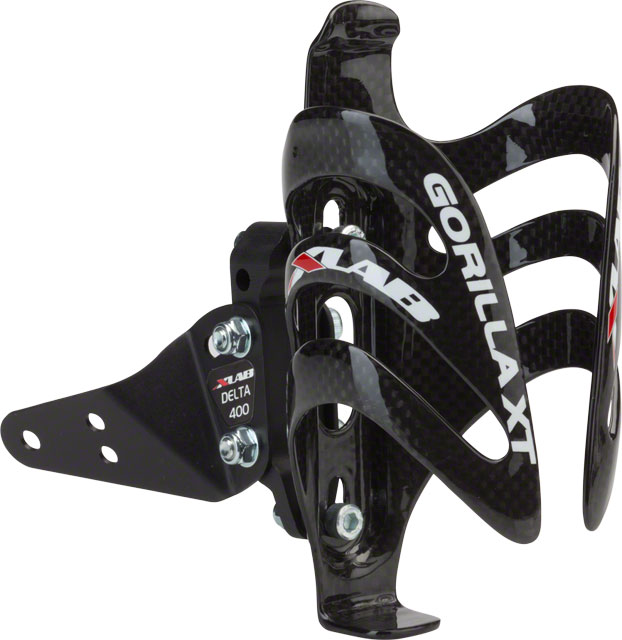 Black NEW XLAB X-Lab Tri Triathalon Turbo Wing Water Bottle Cage Mount